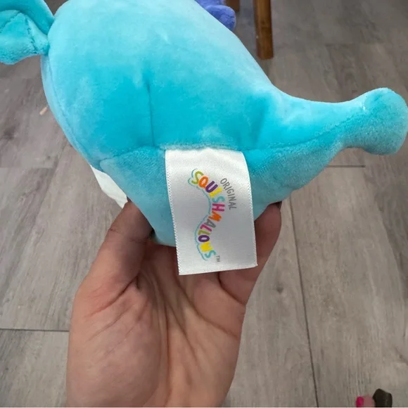 Squishmallows Tatiana The Teal Blue Dragon Plush Toy Small EUC - Picture 5 of 7